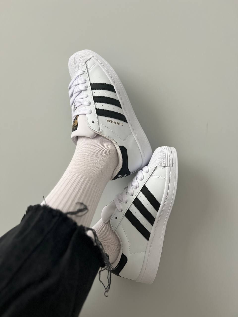 Adidas Superstar White Black