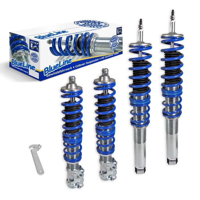 Zawieszenie gwintowane BlueLine VW Golf 3 Vento Cabrio 1991–2002 z TÜV