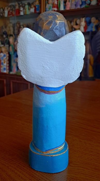 Anioł rzeźba ludowa