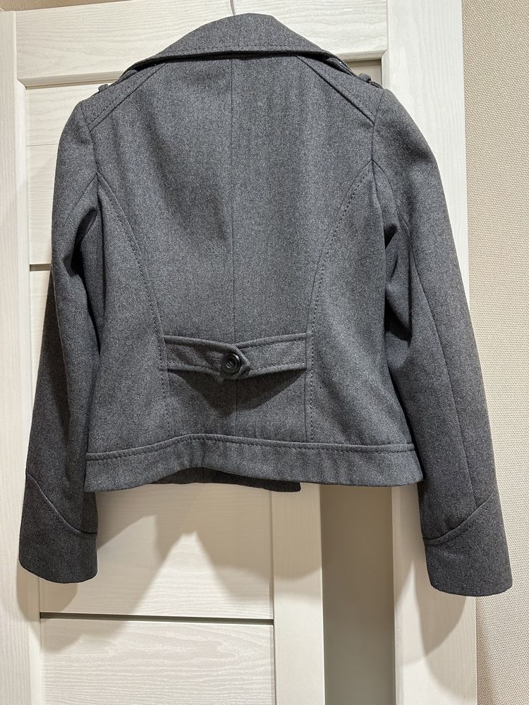 Женское пальто пиджак шерстяное Oodji Ultra, S-M