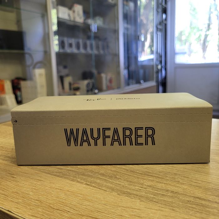 Ray-Ban Meta Wayfarer Matte Black Frame/Polar Dusty Blue Нові!