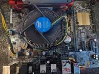 Материнская плата Asus H110 m-k 1151 + CPU с видеокартой  +16GB DDR 4