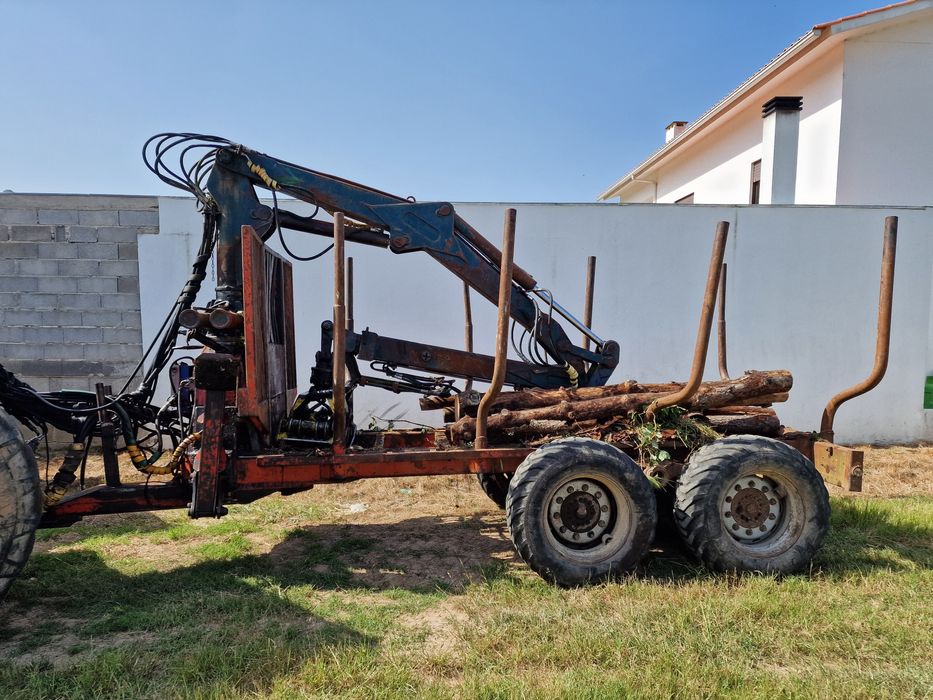 Trator florestal same 110 reboque costa 10ton