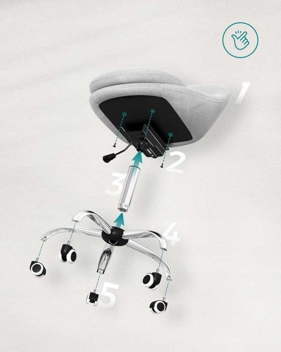 Nowe krzesło / fotel / siedzisko / obrotowe / SONGMICS !6270!