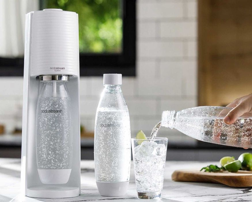 Saturator SodaStream Biały + 3 Butelki + Nabój CO2 Zestaw WYSYŁKA 24H