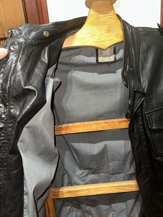 Шкіряна Куртка Чоловіча Yes London Чорна