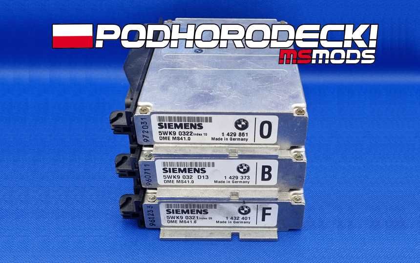 Modyfikacja sterownika BMW MS41 MS42 MS43 MS45 E30 E36 E46 E39 SWAP