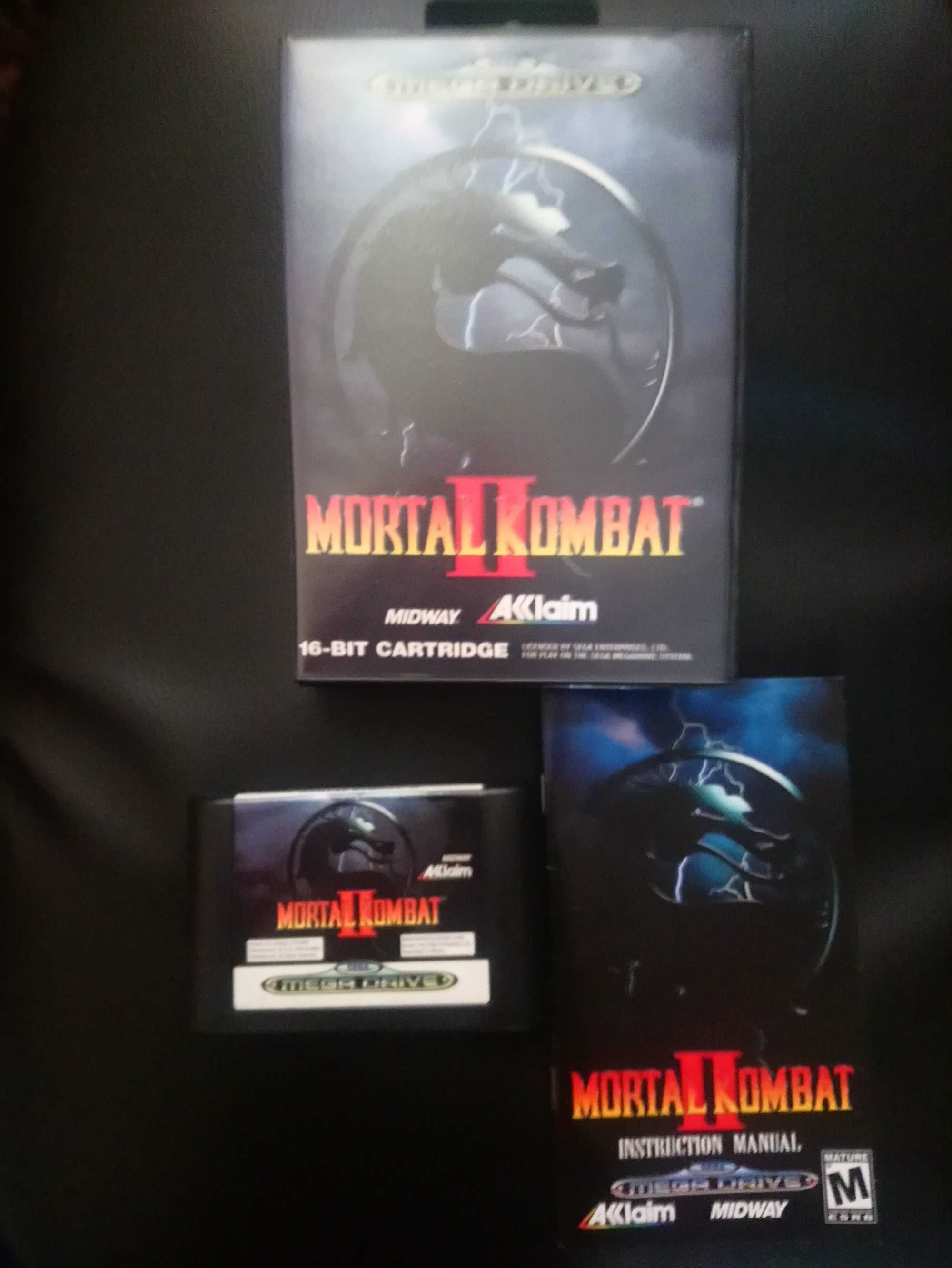 Mortal Kombat 2 (sega mega drive) оригинал PAL