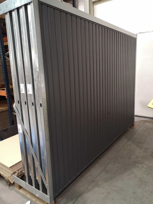 Brama garażowa uchylna 3000x2100 antracyt brąz czarna uchył