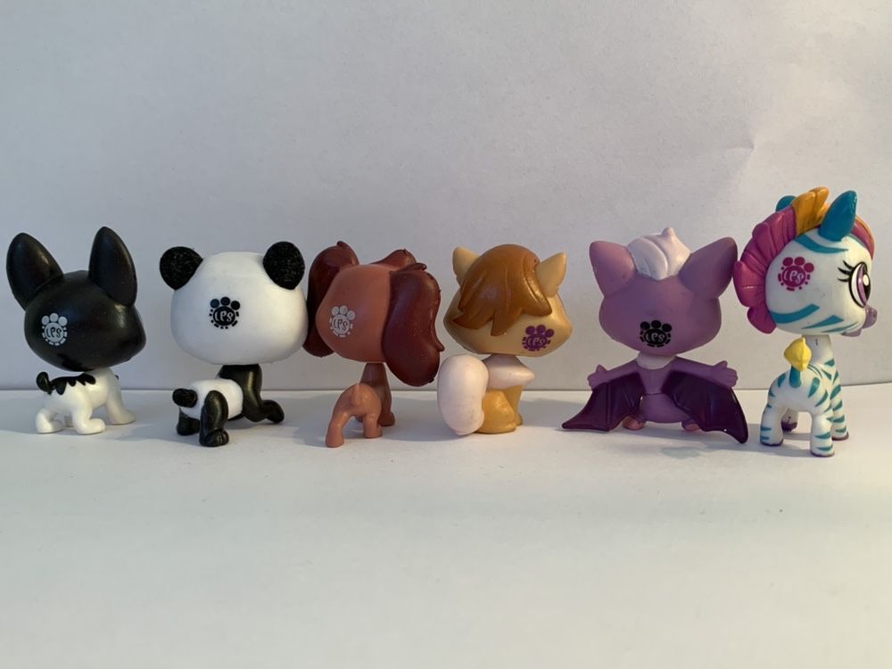 LPS Littlest Pet Shop - sześć różnych figurek do skanowania