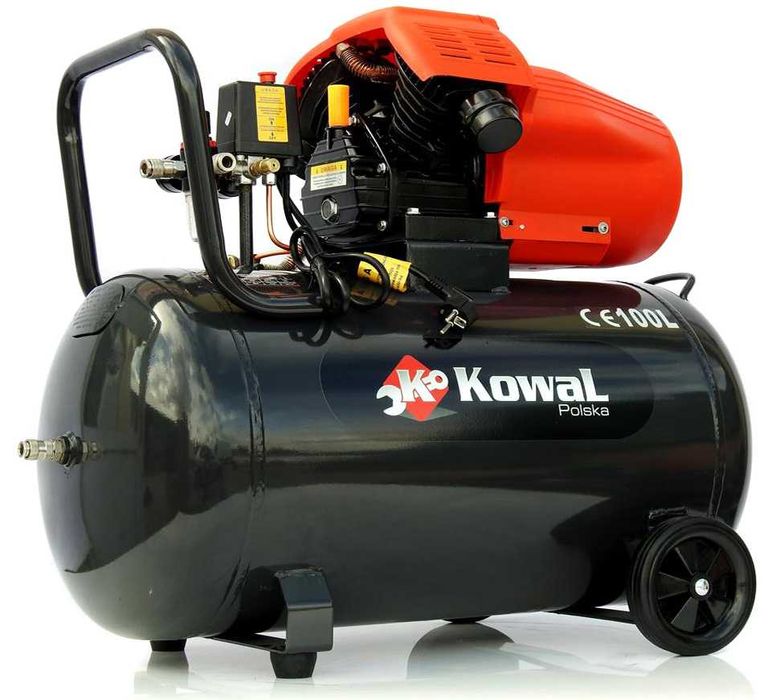 12 Bar KOMPRESOR ZBV 100L olejowy tłokowy sprężarka pompa powietrza