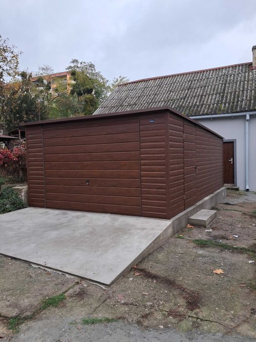 Nowoczesne Garaże Blaszane, zabudowy na kosze, wiaty śmietnikowe