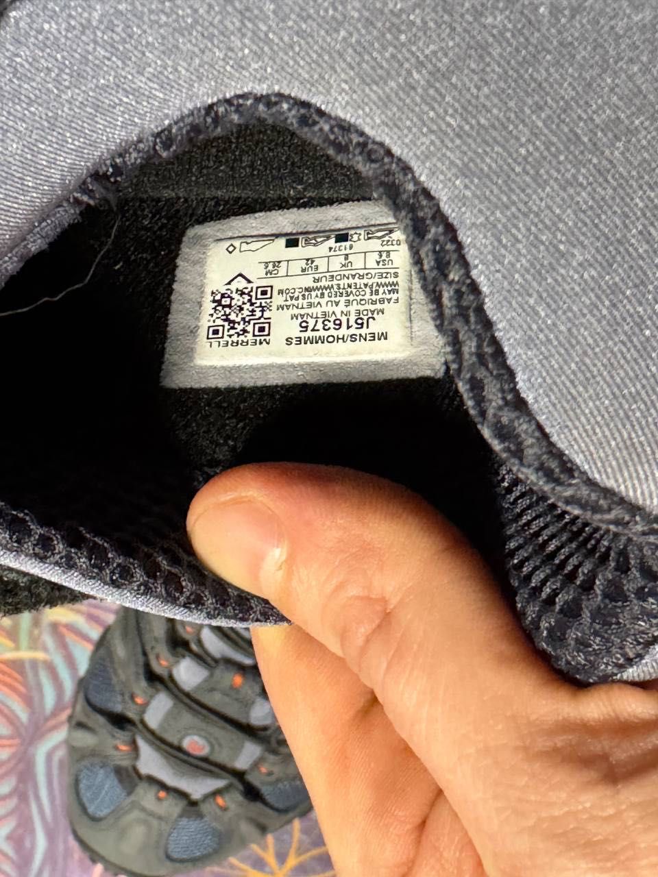 Чоловічі трекінгові кросівки Merrell Chameleon II Stretch navy
