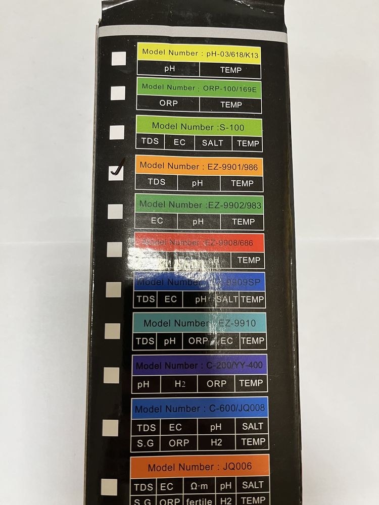 PH Meter,Tester PH/TDS/TEMP , ph метр, tds тестер, серія EZ 9901