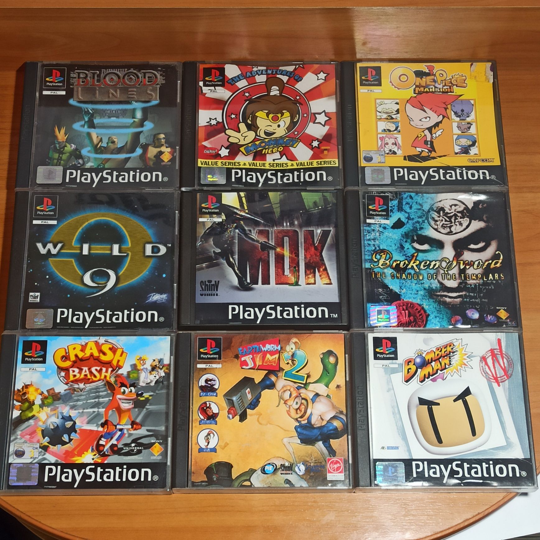 PS1 Tekken, Resident Еvil, Dino Crisis, MGS, MK, Driver, Alien, GTA