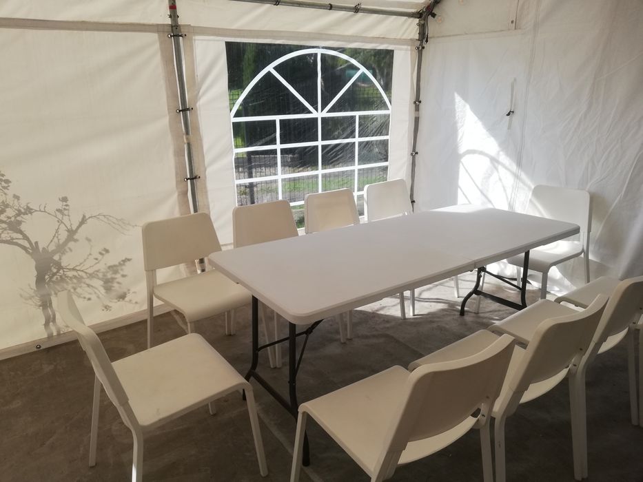 Wynajem wypożyczenie krzeseł stołów cateringowych urodziny roczek chrz