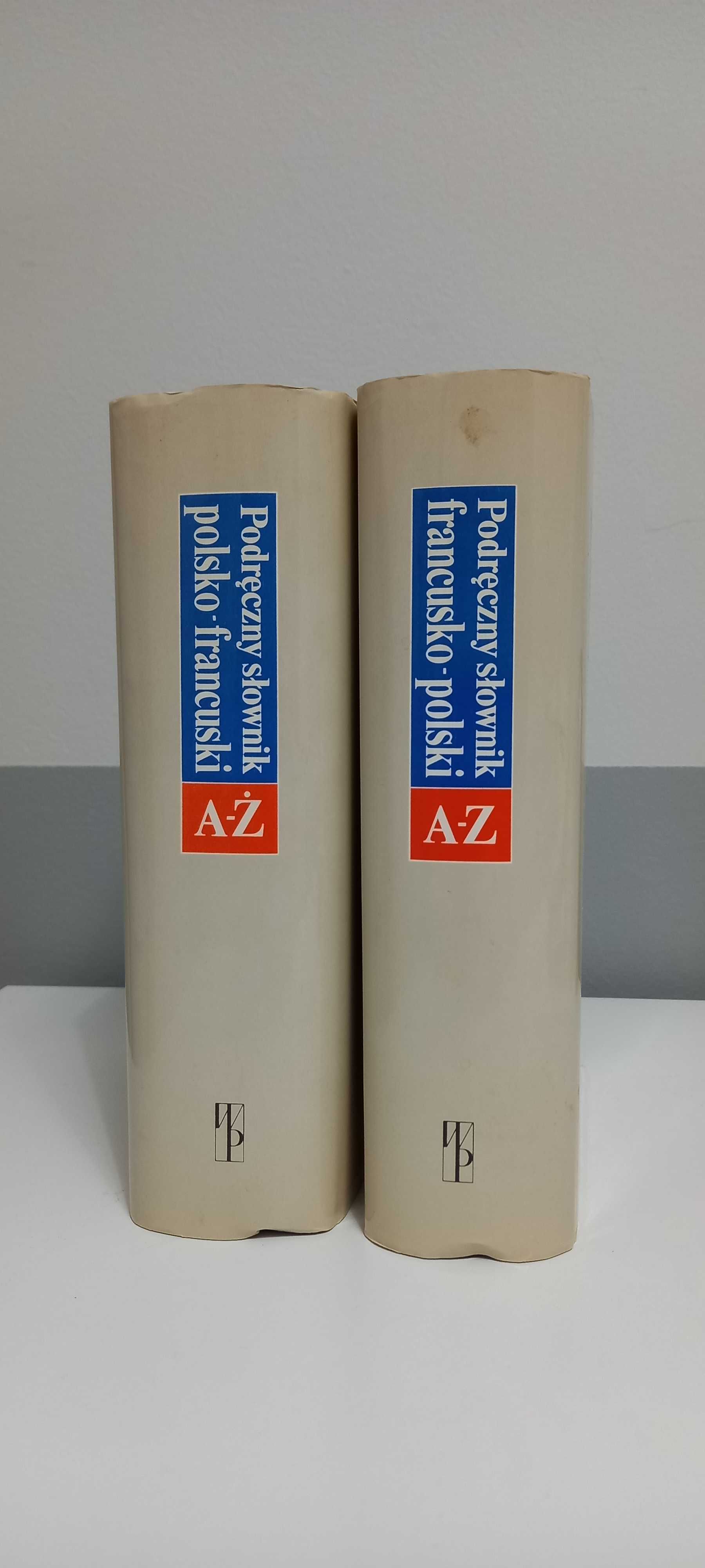 Podręczne słowniki francusko-polski i pol.-fran. I czasow. fran.