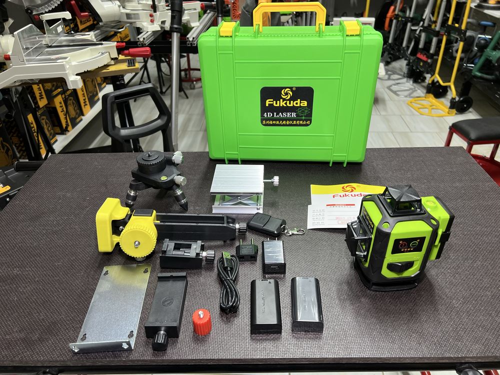 Лазерный уровень FUKUDA MW-94D-4GX 4D Диоды OSRAM