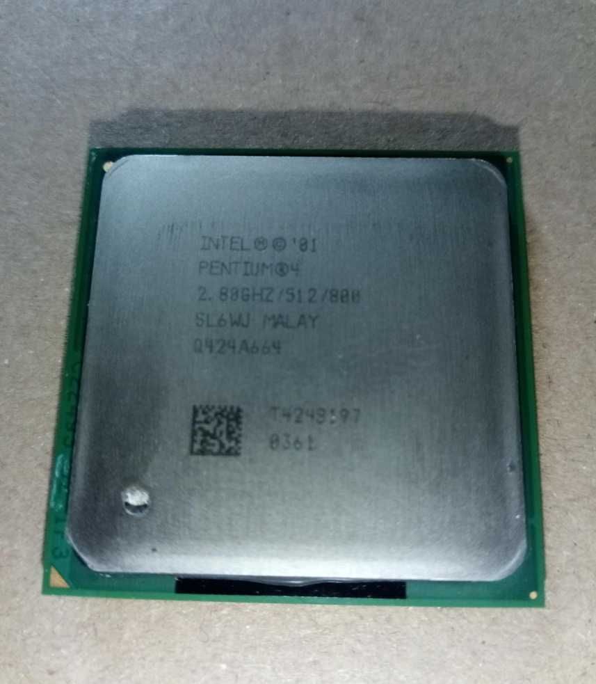 Процессоры Sock478 Intel Pentium-4 2.8Ghz+Celeron 2.0Ghz