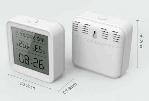 Cyfrowy czujnik temperatury i wilgotności -WiFi- aplikacja TUYA - 2szt