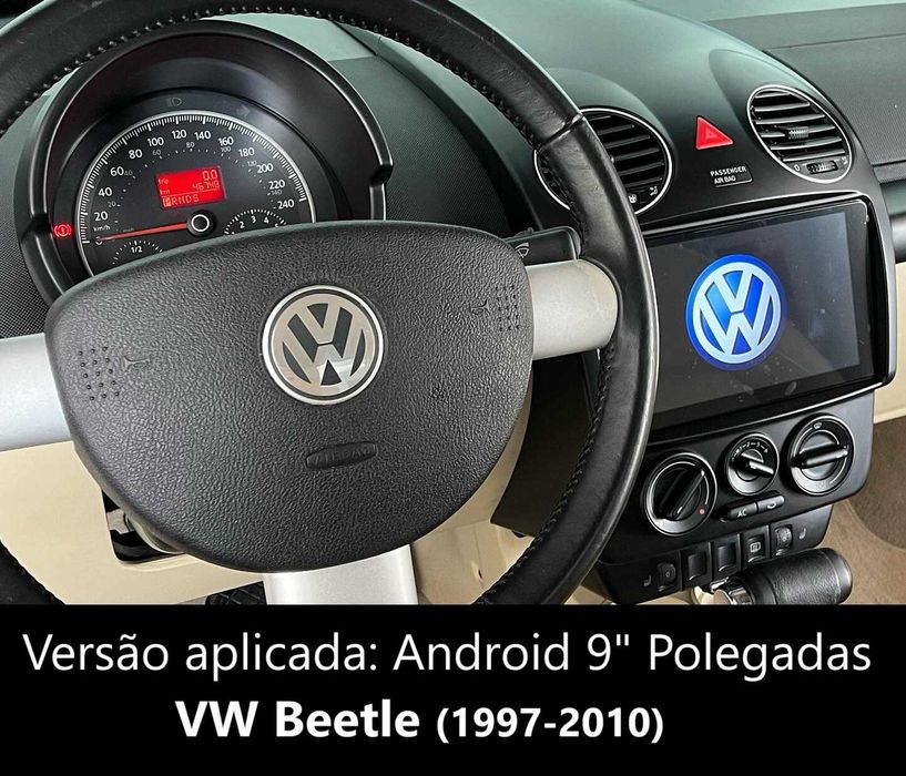 Rádio 2DIN • Volkswagen VW New Beetle (1997 a 2015) • Android [4+32GB]