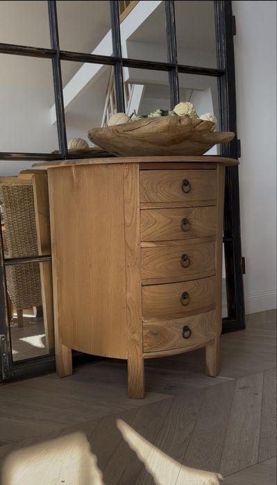 Szafka z drewna teak , drewniana komoda