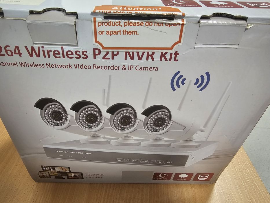 Monitoring ip 4 kamery wifi