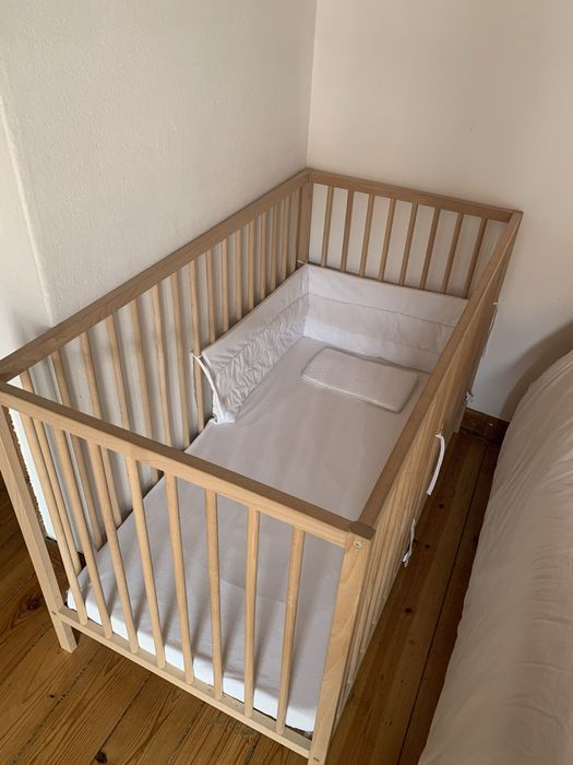 SNIGLAR Berço, faia, 60x120 cm