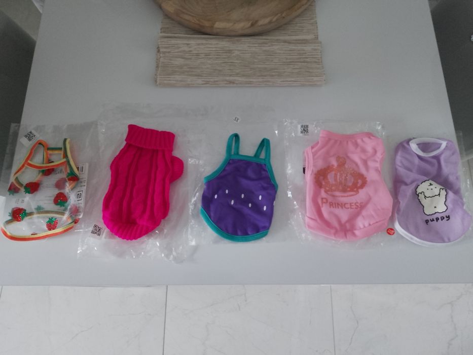 Ubranka dla psa _XS_NOWE_Cena za wszystkie.