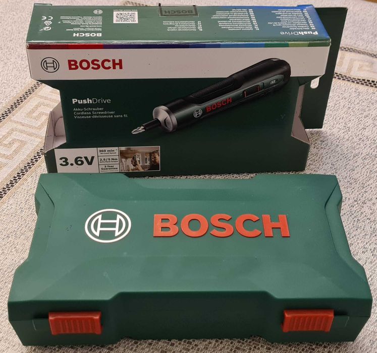 Bosch PushDrive wkrętarka akumulatorowa 3.6V