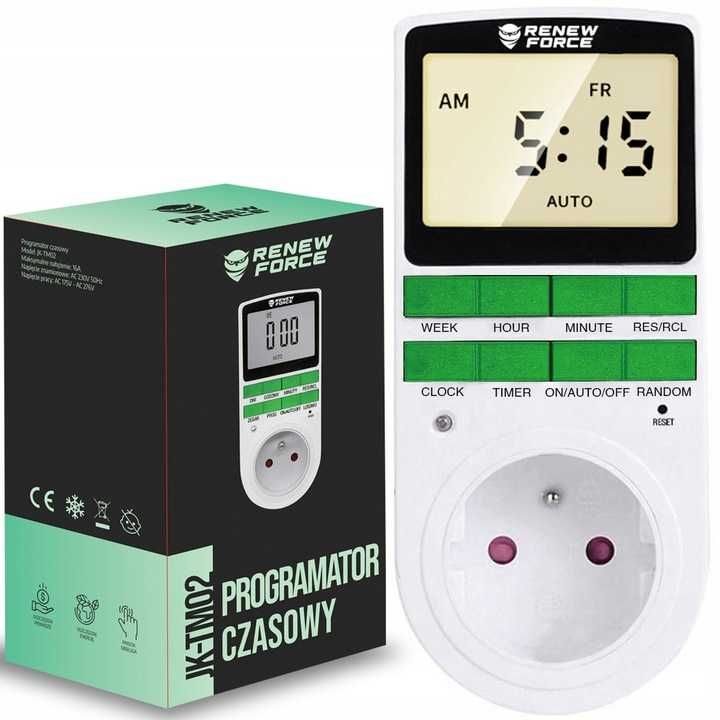 PROGRAMATOR CZASOWY Włącznik Wyłącznik Timer  LCD Nowy