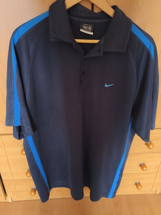Granatowe polo Nike Golf fit dry rozm XL