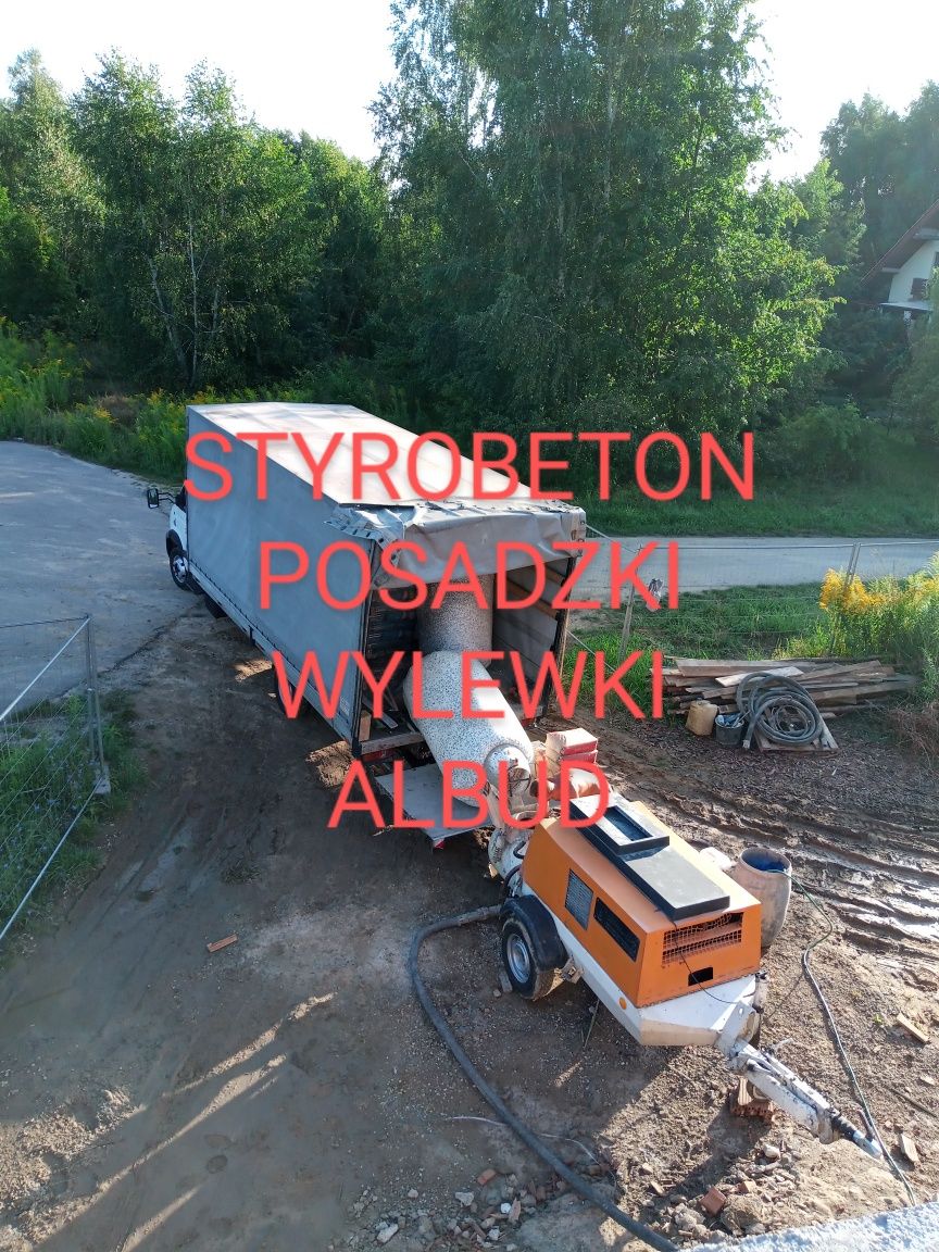 Styrobeton posadzki betonowe