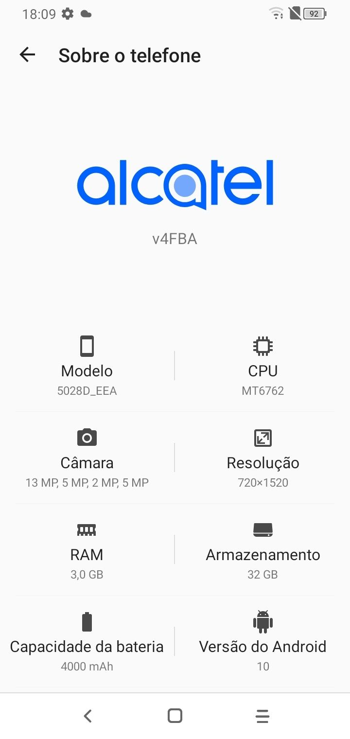 Smartphone Alcatel