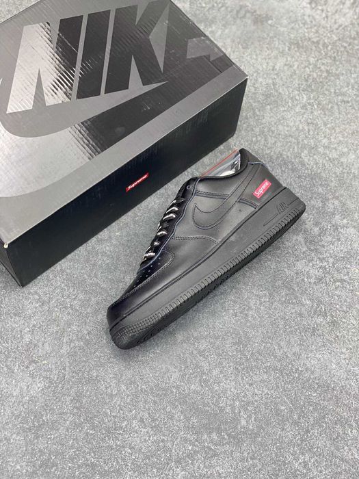 ButyDamskie‍ Nike‍ Air‍ Force‍ 1‍ Supreme‍ Black‍ Uniseks Roz.43