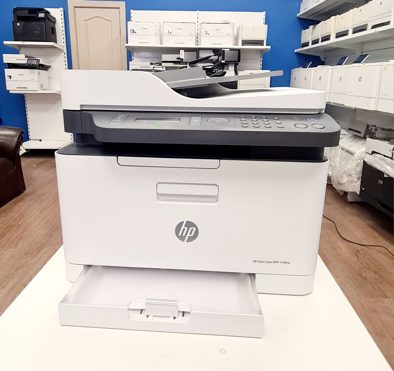 HP Color LaserJet 179fwg. Wi-Fi Цветной лазерный принтер сканер копир