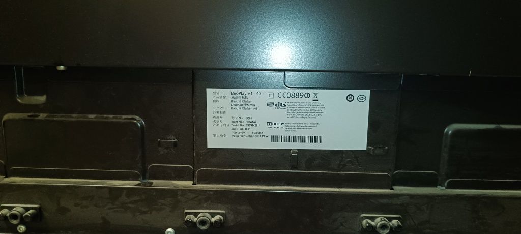Telewizor Bang & Olufsen Beo Play V1 -40 PILNE