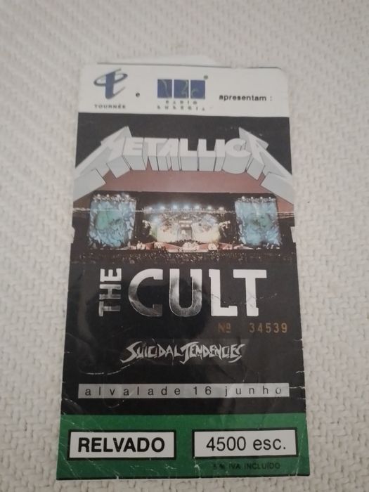 Bilhete Metallica