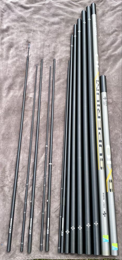 Tyczka Preston Superium SX10 13! PACK! Stan BDB! Komercja!