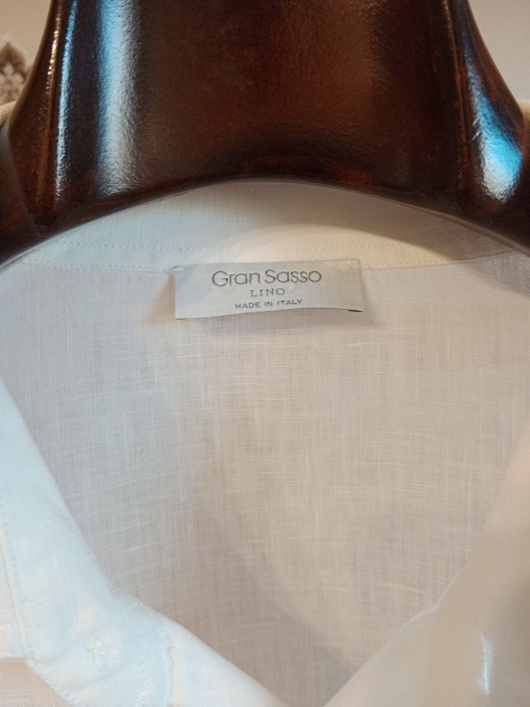 Рубашка лен Gran Sasso оригинал gucci dolce