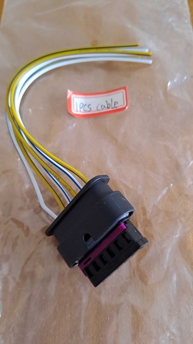 Cabo e conetor à prova de água para automóvel com 6 conexões. Novo.64332102494593121