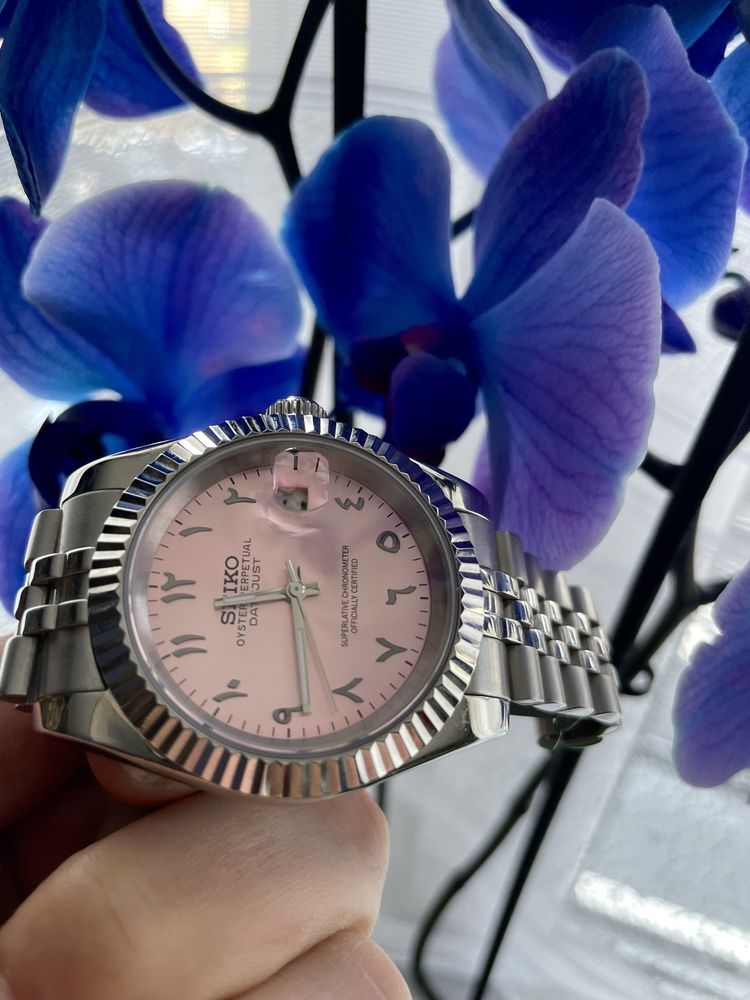 Damski Zegarek Seiko Oyster Perpetual 4R35B Pink Edition/Automat!