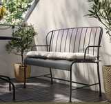 Nowa sofa, ławka metalowa balkon , ogród Ikea Läckö