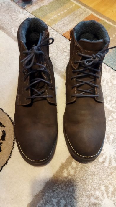 Buty jesienne skórzane Venice roz.47 długość 30cm