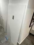 Blat biały biurko 180x90cm 18mm nowy z otworem aluminiowym na kable