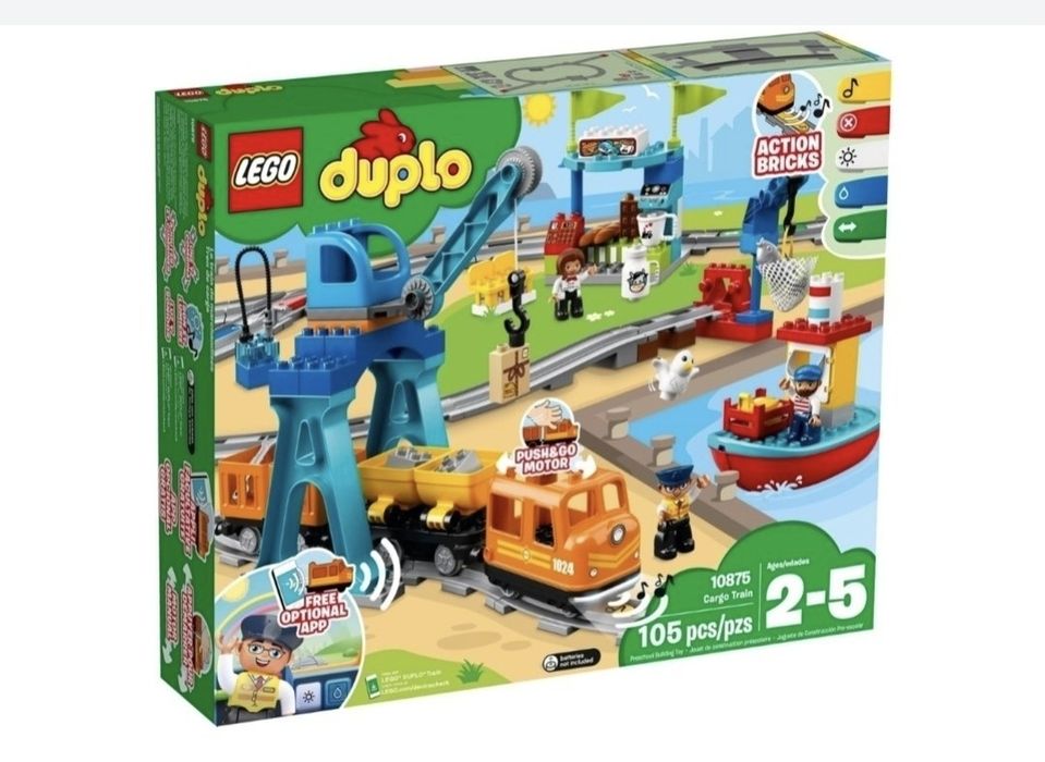 LEGO Duplo 10875 Pociąg towarowy nowe!!!