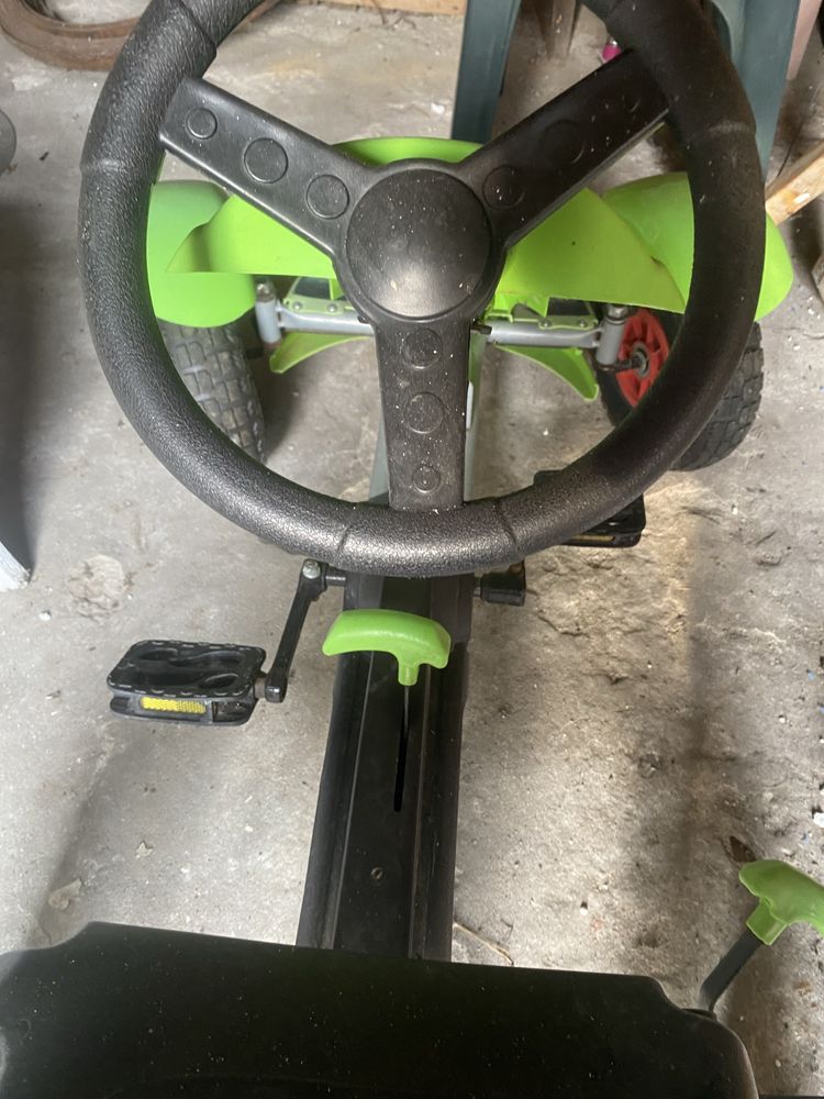 Gokart uszkodzone kolo
