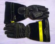 Luvas SEIZ, kevlar, resistência ao corte, couro, de trabalho, Bombeiro