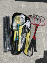 Kit 4 raquetes de badminton com rede da campo - Carlton - Novo