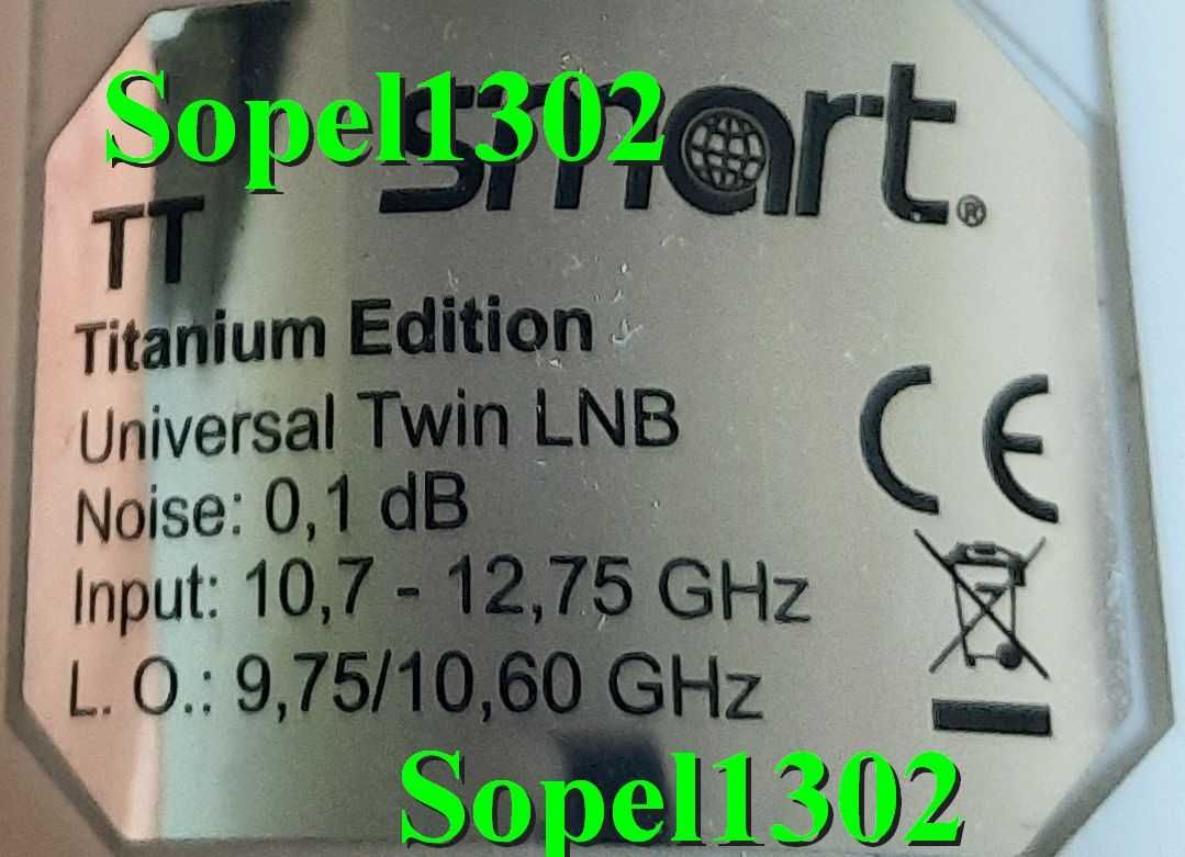 Konwerter satelitarny Smart TT Titanium Edition Universal Twin LNB